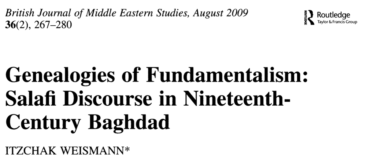 So, why was Walid Saleh essential? His works were the first to address the ideological problems in our understanding of the history of tafsir. If you ask people about the most important tafsir ever written, the answer will probably be Tabari, with Ibn Kathir a good second. (1/7)