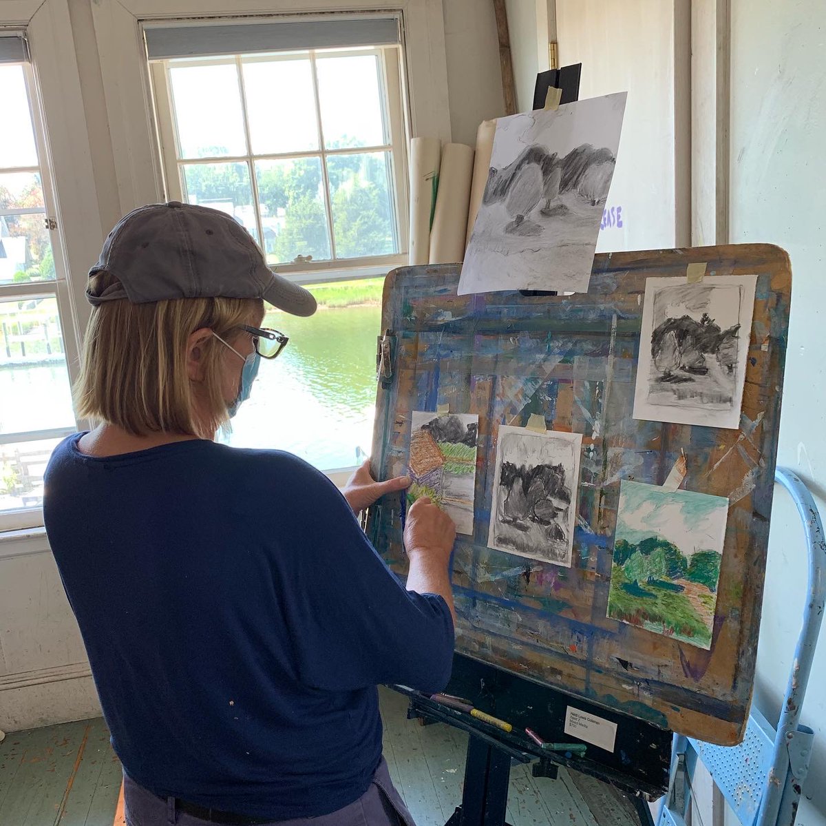 rowaytonarts's tweet photo. Over the weekend RAC hosted a Plein Air Painting Workshop with Instructor Lenny Moskowitz on a glorious summer day!!! #ArtLivesHere #RACworkshop #PleinAirPainting https://t.co/USDzqcAEw6