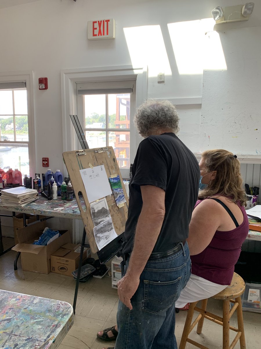 rowaytonarts's tweet photo. Over the weekend RAC hosted a Plein Air Painting Workshop with Instructor Lenny Moskowitz on a glorious summer day!!! #ArtLivesHere #RACworkshop #PleinAirPainting https://t.co/USDzqcAEw6