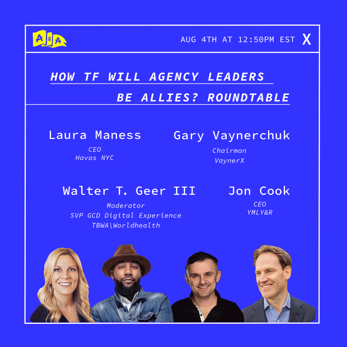 Keep the momentum up for BIPOC representation in creative agencies --&gt;  on Tuesday August 4th at 12:50pm the next Allyship And Action summit goes live --&gt; x.com/hashtag/Allysh… --&gt; Sign up at the link, tell a friend to tell a friend. ow.ly/b2Qa50APo3v