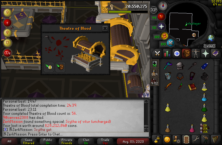 Im_Zerker's tweet photo. scythe✅  2/3 weapons 😎 https://t.co/lq5usvkFuy