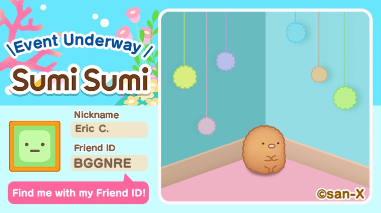 Play SUMISUMI with me!
Install the game and
find me by my Friend ID! 
#sumisumi
#sumisumifriend
 sumisumigame.com/fd/