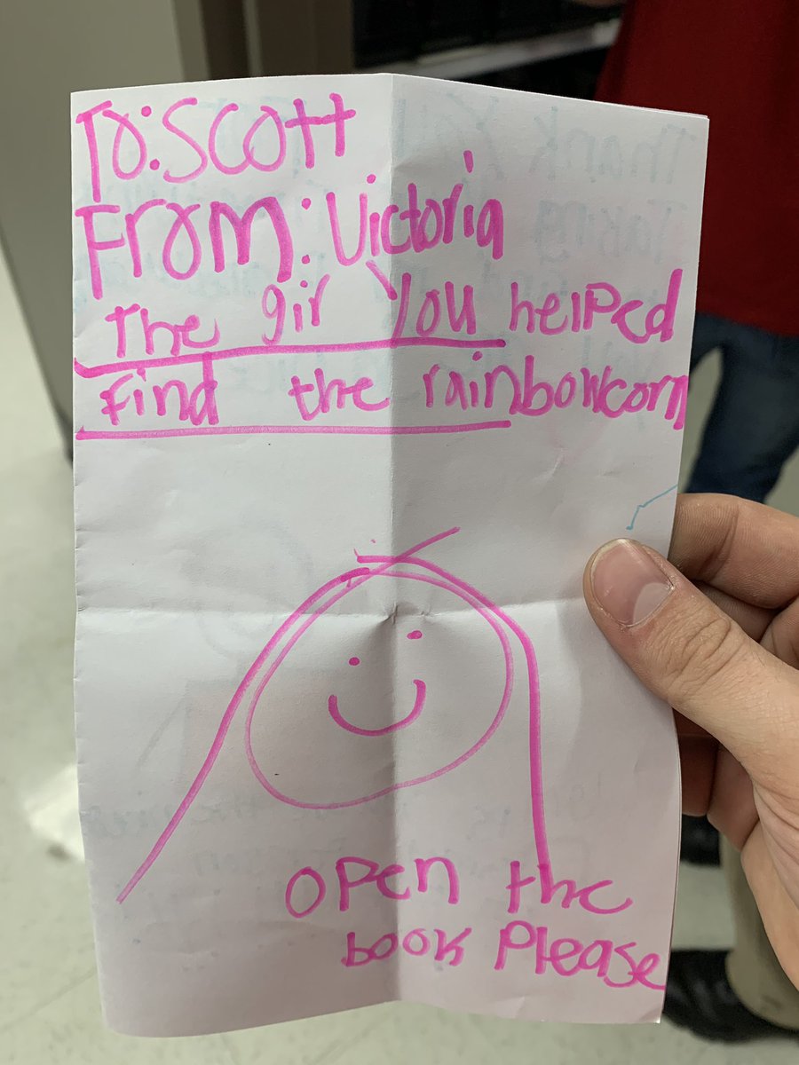 Toys DBO, Scott, received a book that one of his little guests made for him. Awesome job bringing the JOY, Scott!!!
#FayettevilleFury #D167Pacesetters <a href="/CRBrookhouser/">Chris</a> @psjane <a href="/Thom___WithAnH/">Tom Tran</a> @cody_trott <a href="/LindsyAThompson/">Lindsy</a> <a href="/RicaDevas/">Erica DeVasier</a>