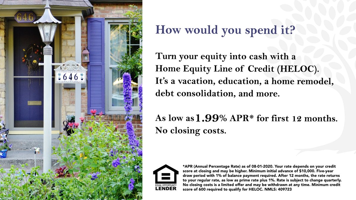 Many members found this special helpful, so we're bringing it back. Now through the end of September. (Our vacation loan special will continue through the end of August.) #PeopleHelpingPeople #creditunions