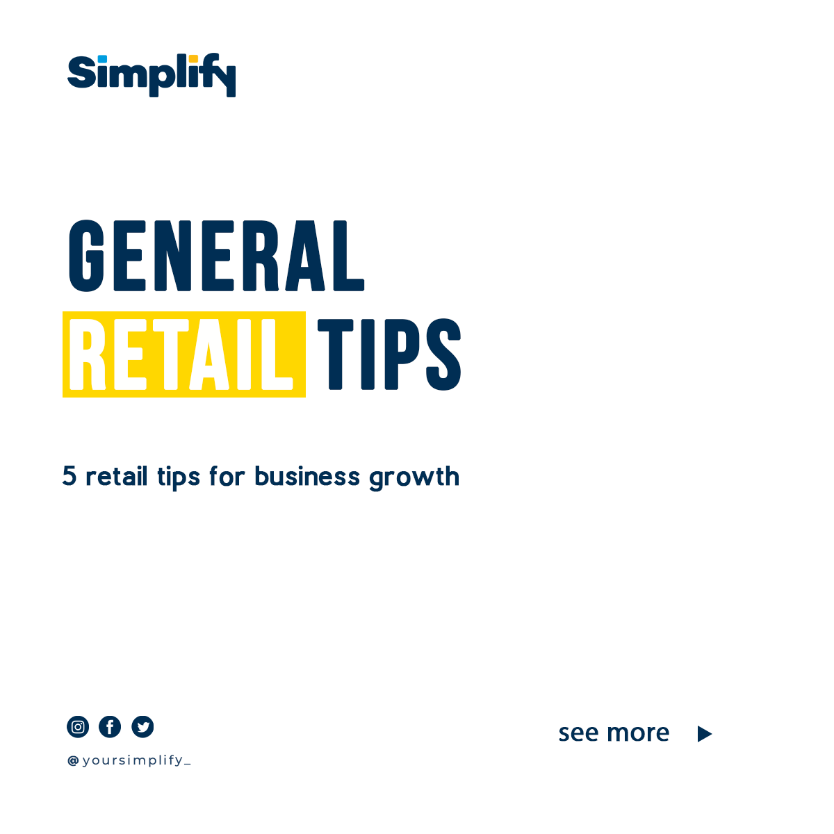 yoursimplify_'s tweet photo. You can improve your retail sales with the following tips

@yoursimplify_
#erp #inventorymanagement #invoicing #receipting #retailpossystem #retailsolutions #retailersmarket #retailers #shoppingmallinlagos #businesssolution #businessowner #businesstoday https://t.co/UWrn4CbzJA