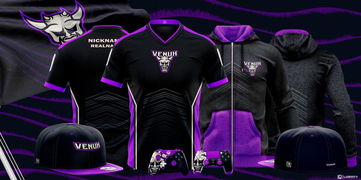 LuminityDesign's tweet photo. Díseño de merchandising completo para venuxgaming

Si te Interesa Un Diseño como Este no Olvides contactarme al DM! 💸.
-
#WorlDesign #logo #diseño #ilustración #dibujo #vectores #illustrator #illustration #diseñografico #esports #sportslogo #digitalart #esportlogoteam https://t.co/tBMrVlkfHr