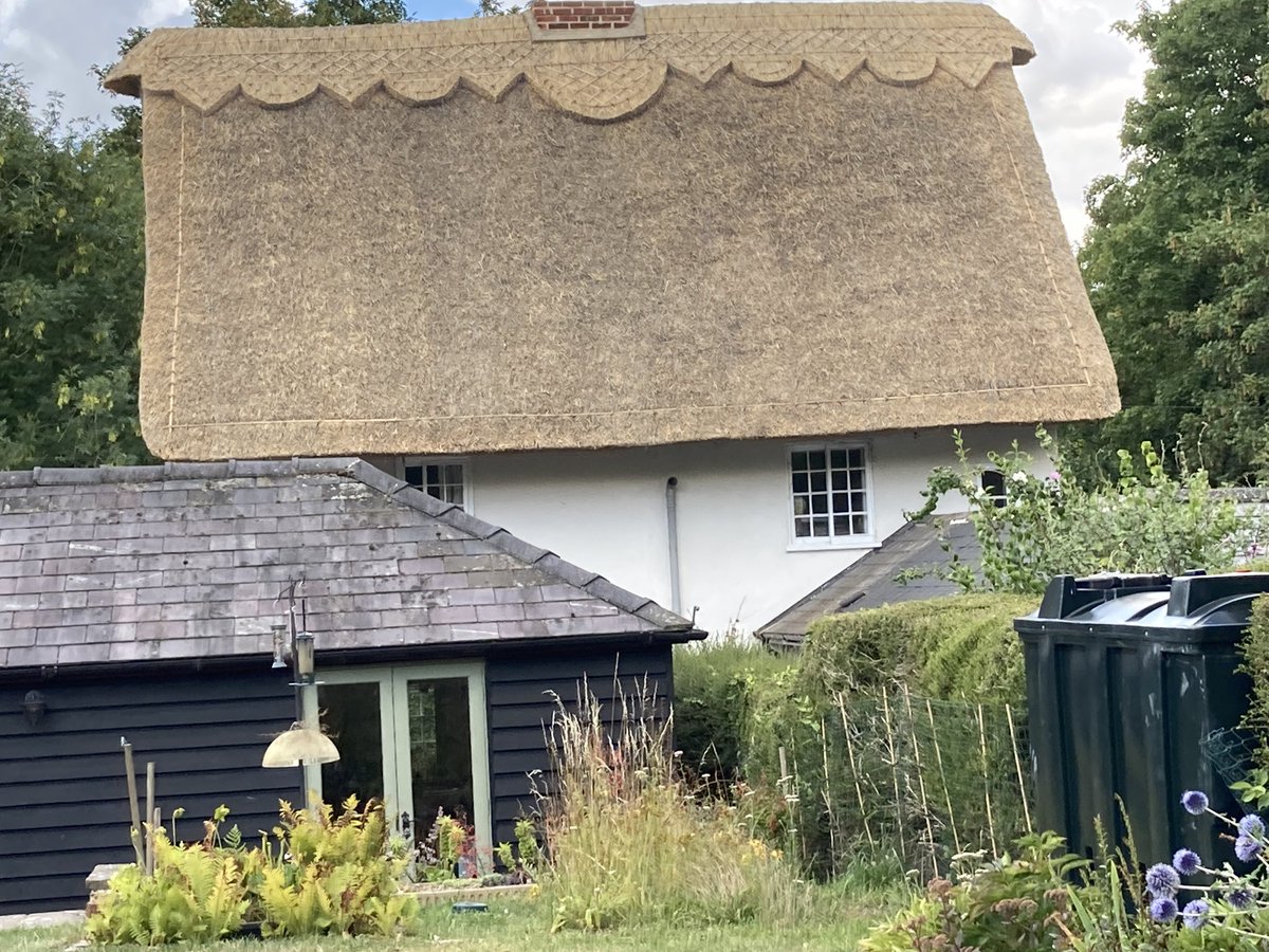 After ten weeks we finally have a new roof #ruralcrafts #thatch