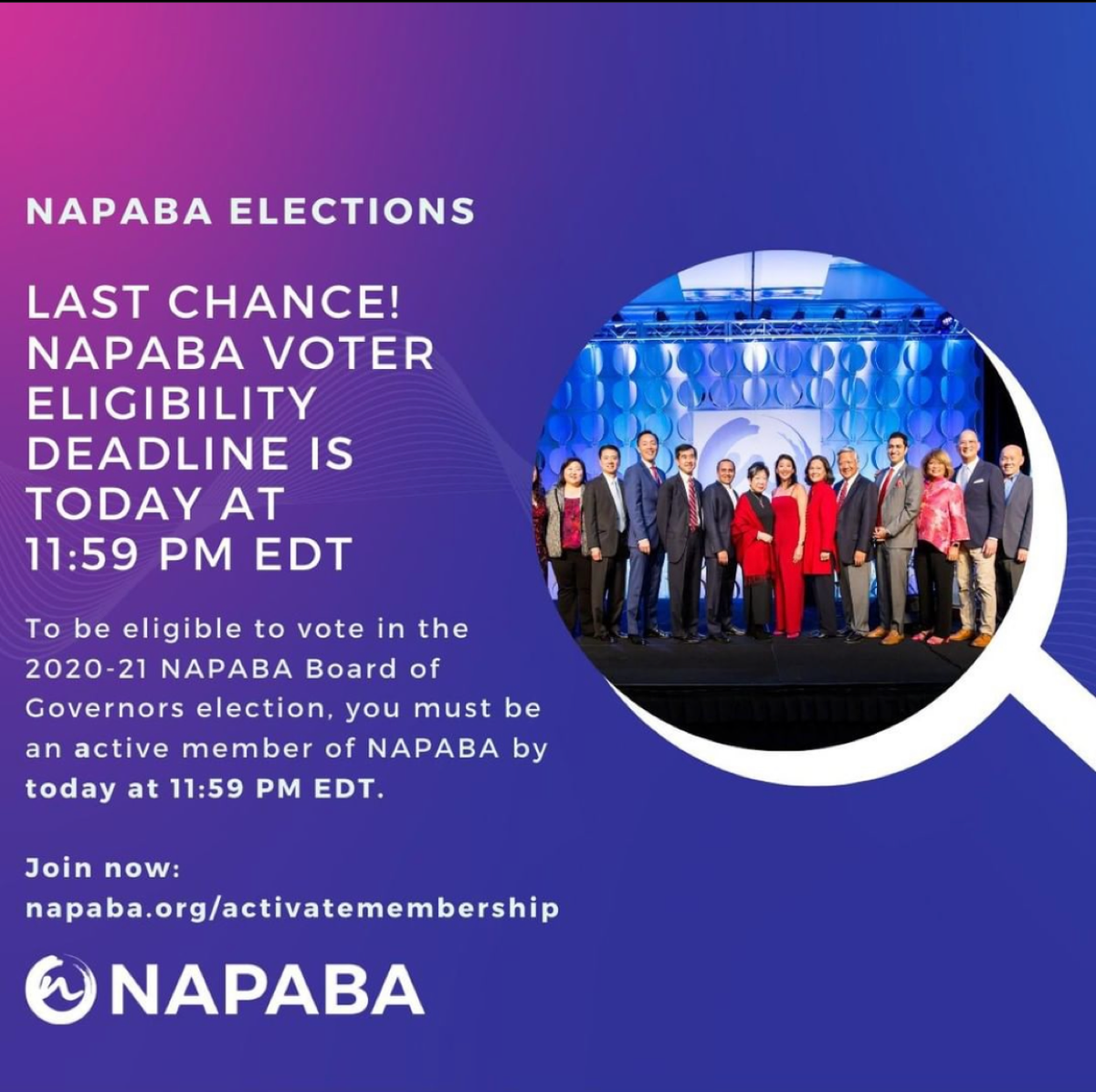 falanewyork's tweet photo. Don't forget to activate your NAPABA membership by 11:59pm EDT today.  Active FALA NY members, please email info@falanewyork.org for our complimentary NAPABA membership code! https://t.co/VYVsFYeuBW