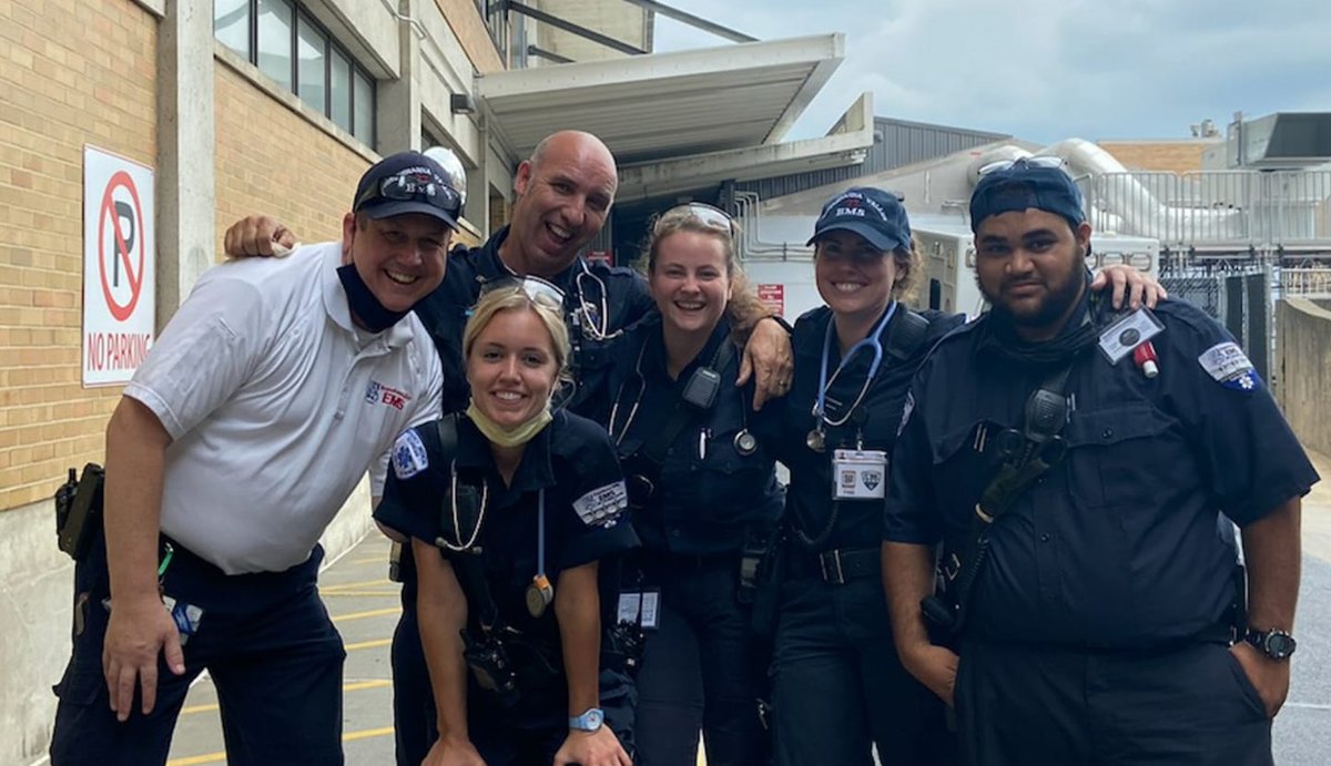 Susquehanna Valley EMS PROUD!!! Three crews at a local area hospital. Five EMTs, all who graduated from the Susquehanna Valley EMS Recruit Academy, and one very proud, SVEMS Education Manager/Instructor. 🙌