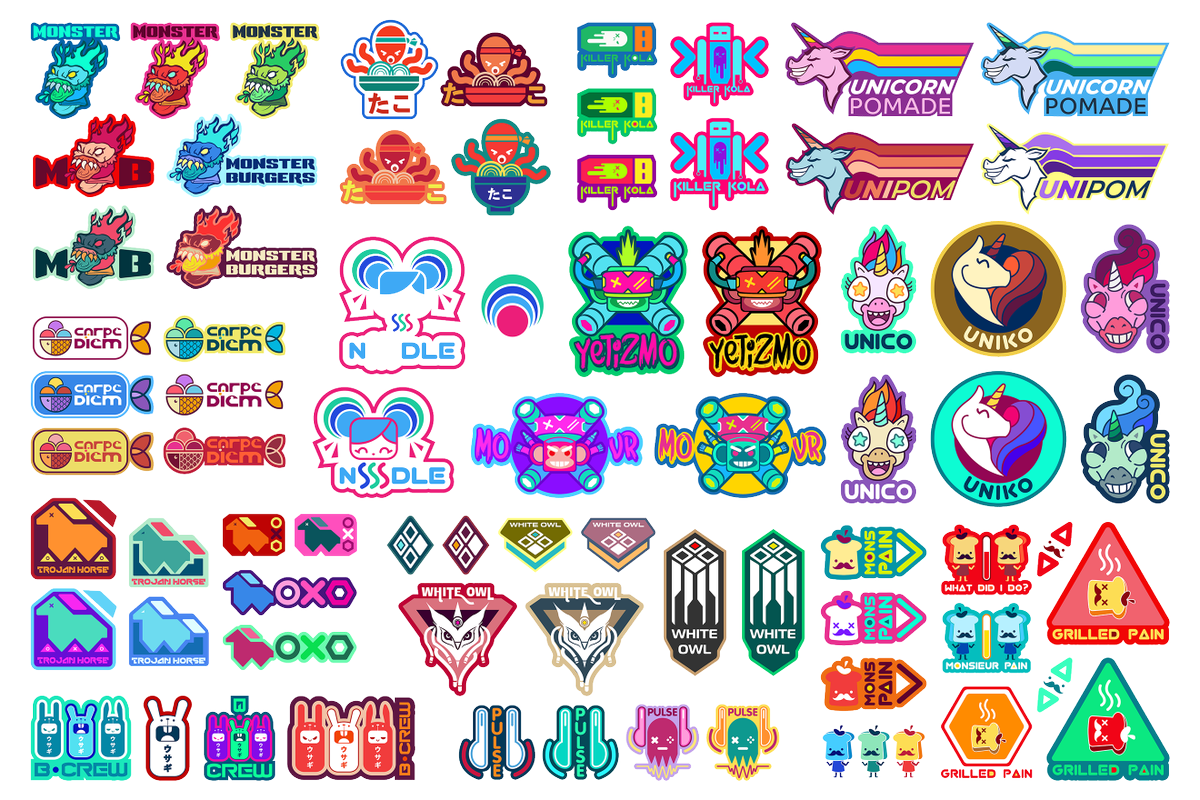 все наклейки хср. набор наклеек стикеров. красивые наклейки. редкие наклейки. стикер-наклейка.