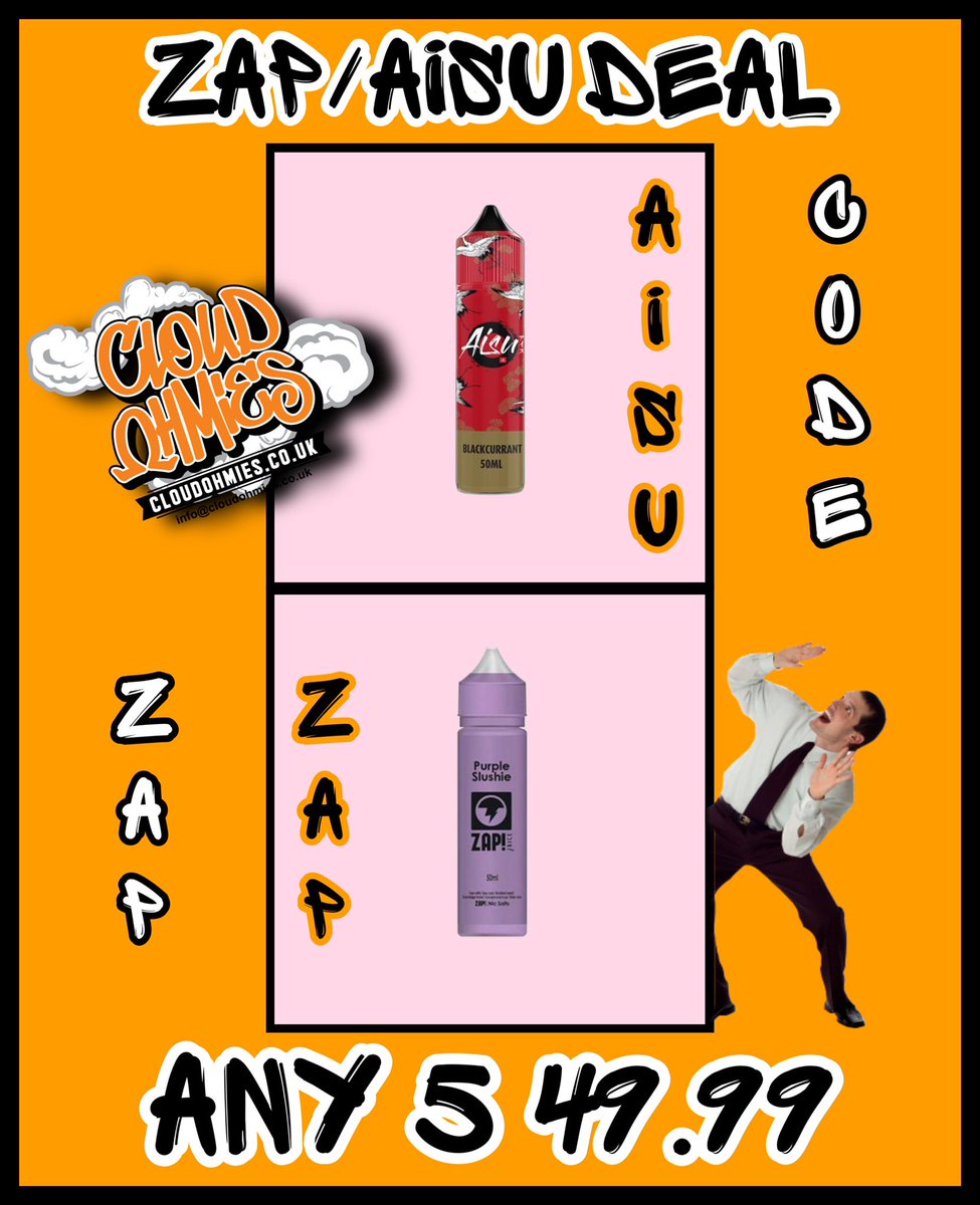 cloudohmies's tweet image. New deals on site now check them out Cloudohmies.co.uk