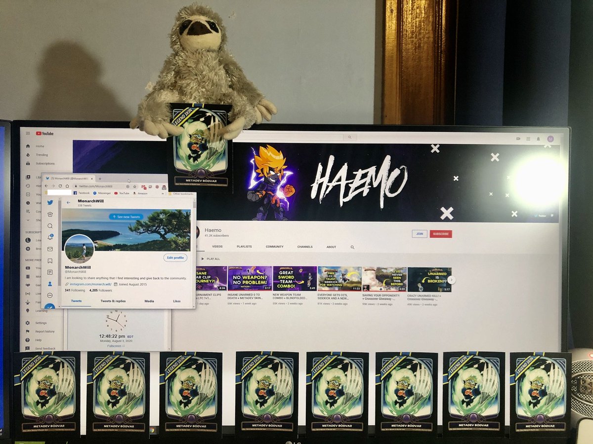 MonarchWill's tweet image. Once again, @haemoYT and @MonarchWill are presenting another Brawlhalla Metadev Bodvar giveaway.

To enter:

1) Follow @haemoYT and @MonarchWill ✅
2) Like ♥️
3) Retweet 🔃
4) Show us you like these by commenting and tagging your friend

Ends 8/10 12PM EST

#Brawlhalla #Giveaway