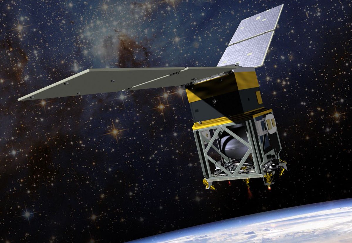 BallAerospace's tweet image. Ball built @NASA_Technology's #GPIM spacecraft bus in just 46 days! @SmallSat attendees will learn more on how we’re now characterizing the green fuel’s performance on-orbit using Ball-developed software. 💚 #SmallSat #GoingGreen

More on our role: bit.ly/39ydPie