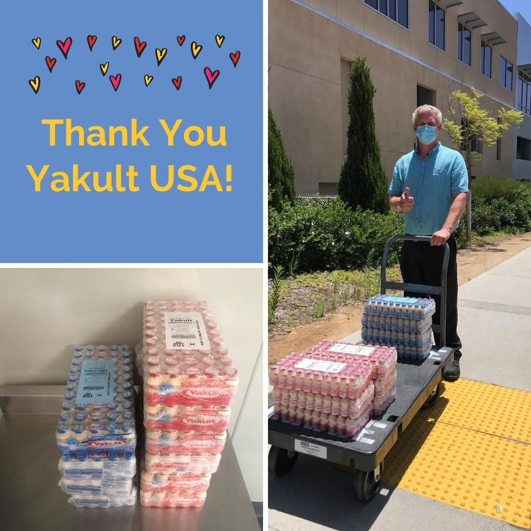 Thank you @YakultUSA for donating Yakult Probiotic Drinks to the families of San Diego's Ronald McDonald House! We appreciate your support through this wonderful donation!⁠ .⁠ .⁠ .⁠ #rmhcsd #sandiego #keepingfamiliesclose #ronaldmcdonaldhouse #rmhc #communitysupport