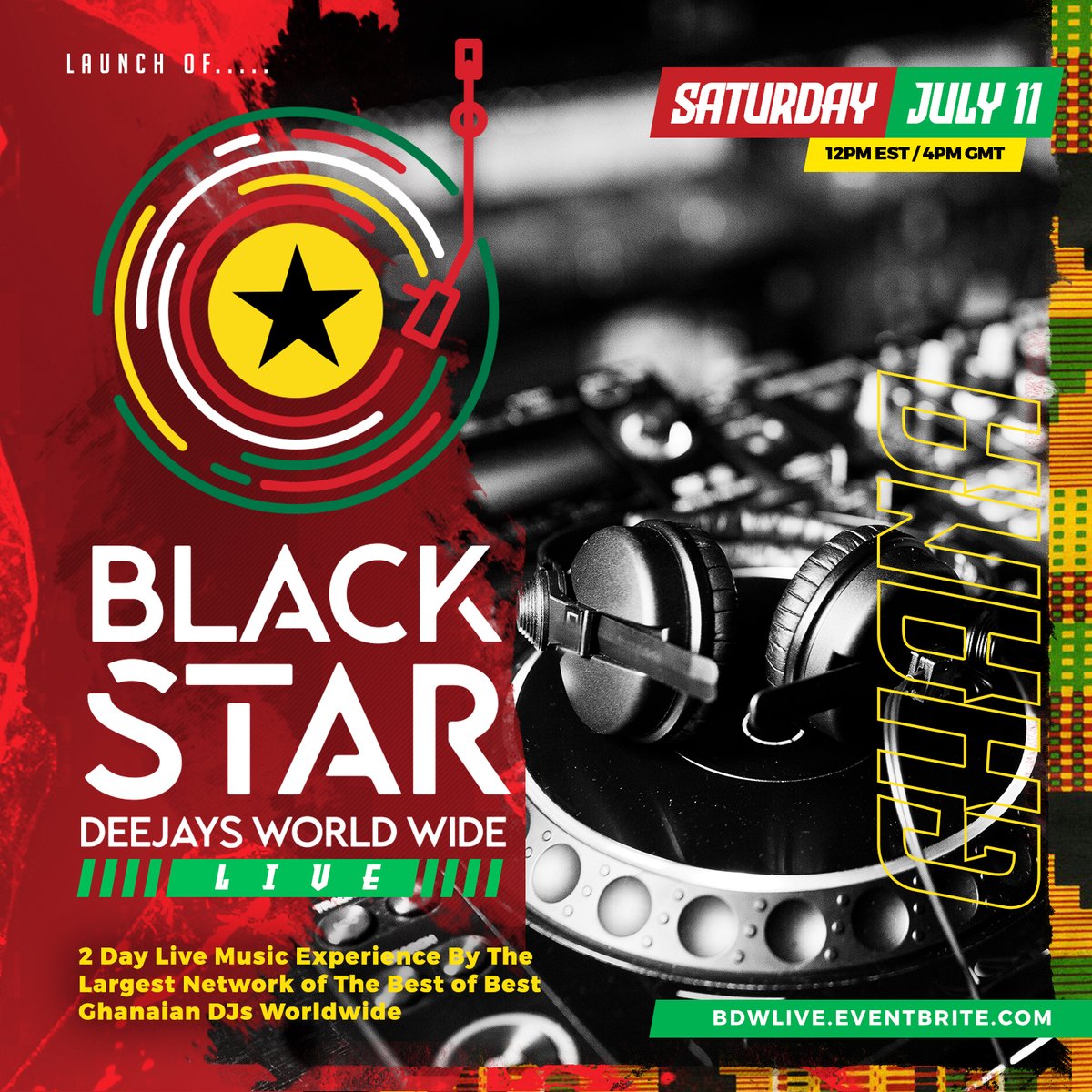 BlackstarDjs's tweet photo. @BlackstarDjs launch event on August 15th ft over 200 top Ghanaian DJs - https://t.co/VcvvPMQhI2 https://t.co/PhXbHx2b6n