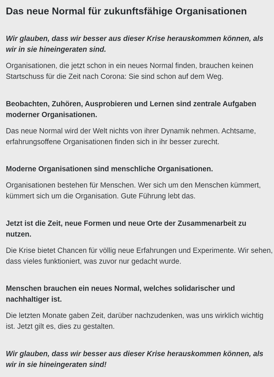 timmfriebe's tweet photo. Unter dem Titel "Das neue Normal für zukunftsfähige Organisationen" haben wir mit dem #KarlsruherImpuls einem Denkanstoß für den chancenorientierten Umgang mit dem, was wir in den letzten Monaten erlebt haben, ins Leben gerufen: https://t.co/TZv92FIPwj https://t.co/kHZnnqhKFp