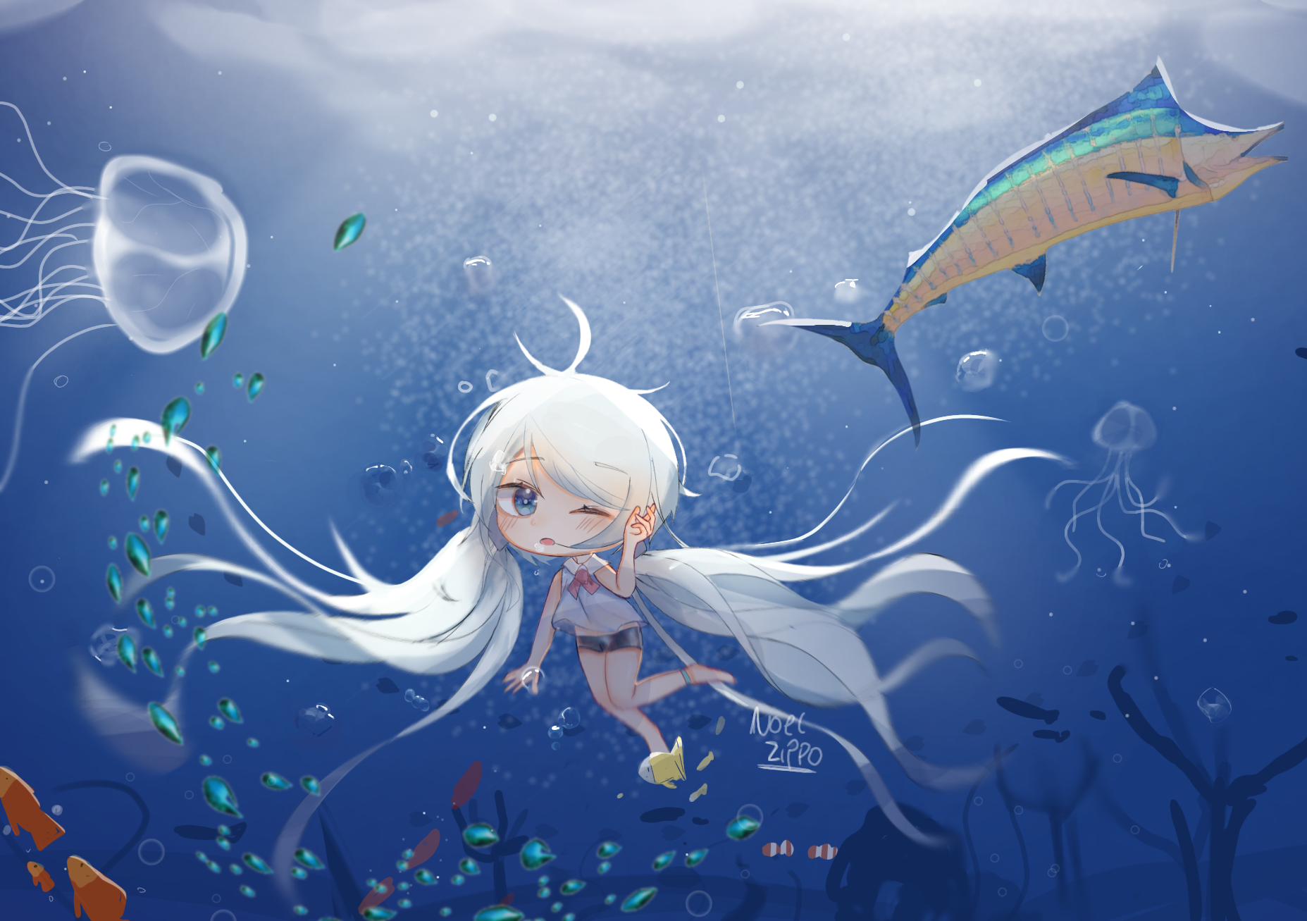 fyp #gacha #mermaid #fish #ocean #sea #beach #love im not very