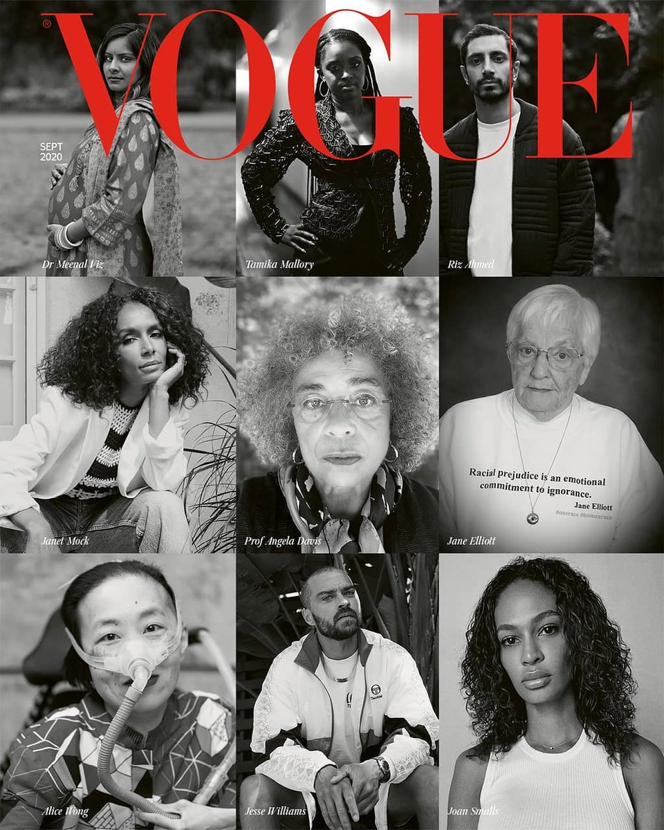 This month, I join 19 other activists, many of whom I deeply admire, on a special pull out cover of <a href="/BritishVogue/">British Vogue</a>'s September issue. It's on newsstands this Friday.