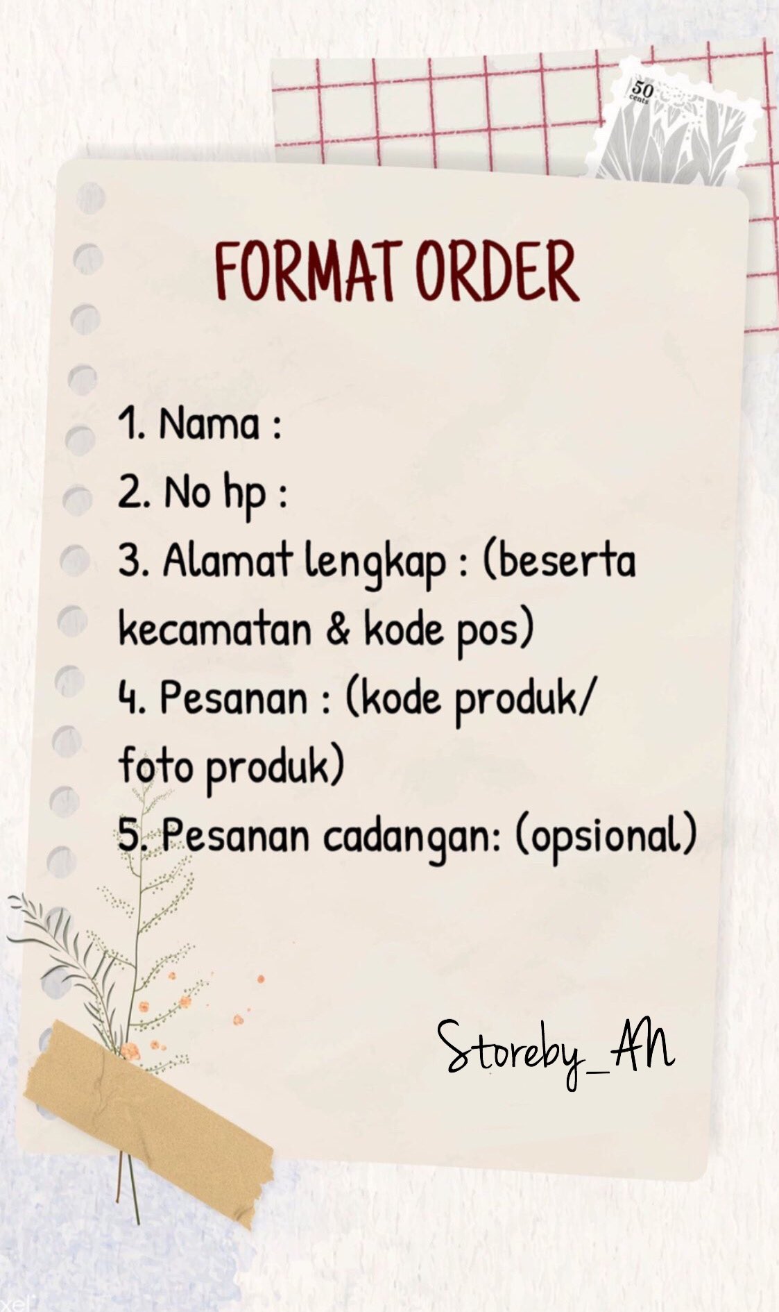 √ 24+ Contoh Format Order Pengiriman, Pesanan! ONPOS