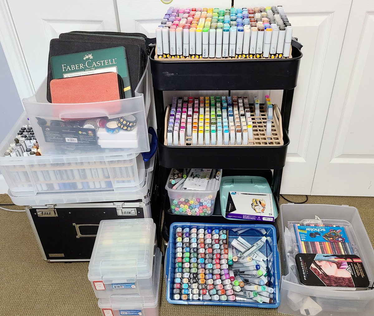 Marker_Mage's tweet photo. Does anyone else HOARD art supplies?
I spent so many years trying to get all the copics that everytime I find them for a good deal, I just buy more.
Haha -- at least I have plenty to share. ^__^ ♡
#copicmarkers #copiccollection #markercollection #hoard #artsupplies #markers https://t.co/qZWjQzNIgA