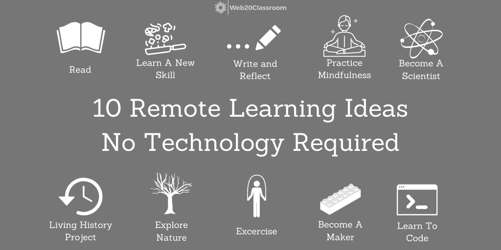 10 #RemoteLearning Ideas. 

No #edtech Required. 

bit.ly/3eICMdn

#edchat