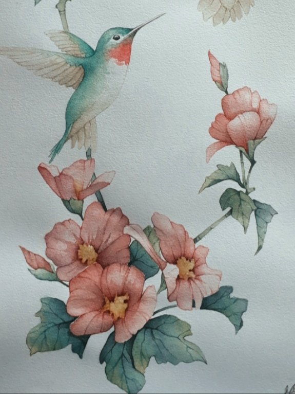 Volví a pintar con acuarela :)