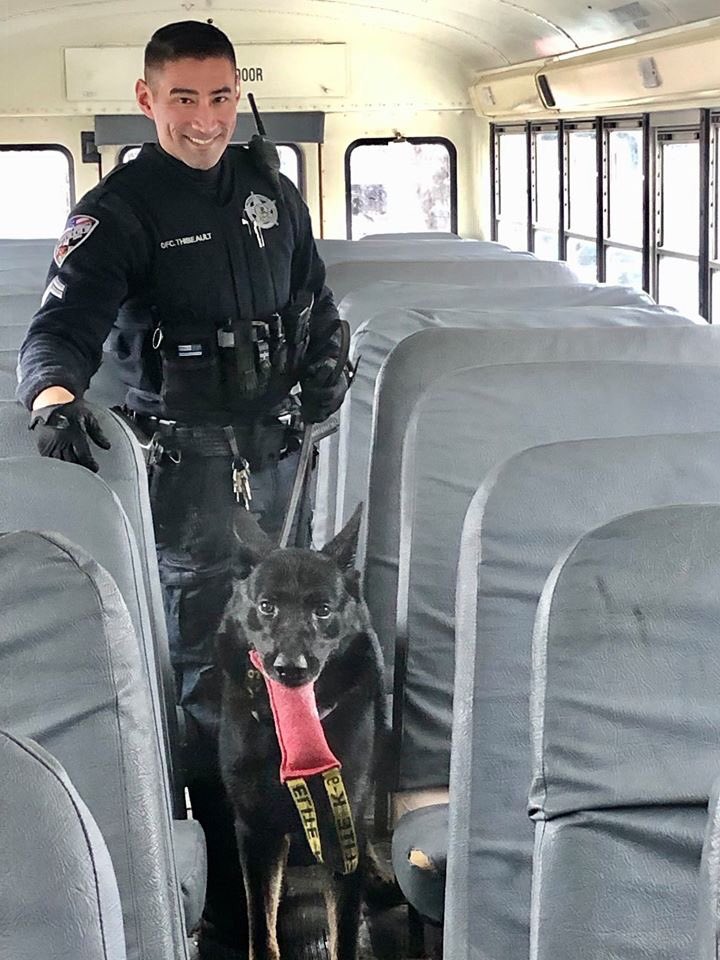 Prospecthtspd's tweet photo. #WheelingTownshipNationalNightIn is tomorrow, Aug 4th! Don't forget to tune in for our Virtual K-9 Demonstration on our Facebook page at 6:30pm! #K9 #PoliceDog #LinkTogether https://t.co/yUpW4gpsAH