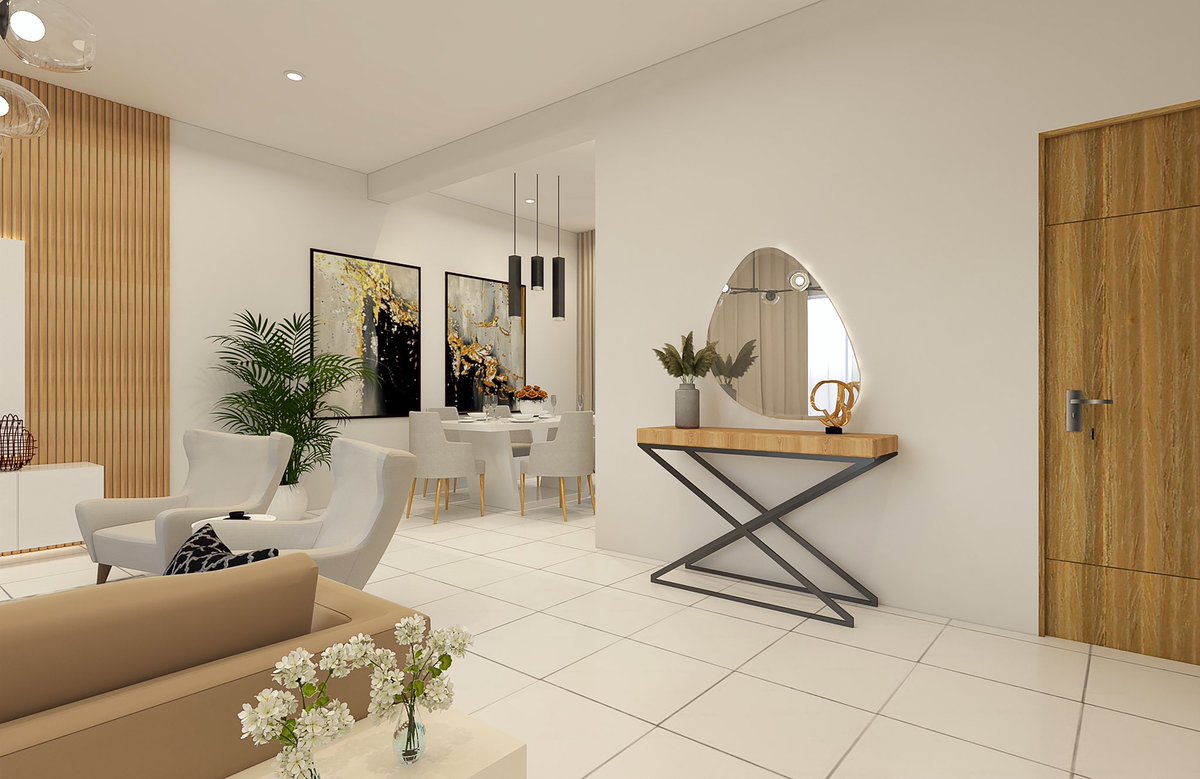 A brief story 📝

When I met this client, she said “Tega I just want it simple and homely, let’s go through the consultation together”

She agreed to suggestions without hassles, because she trusted the process.

Here’s the approved CGI for ‘projectMTR’ 

My ❤️ is 💯 in this job.