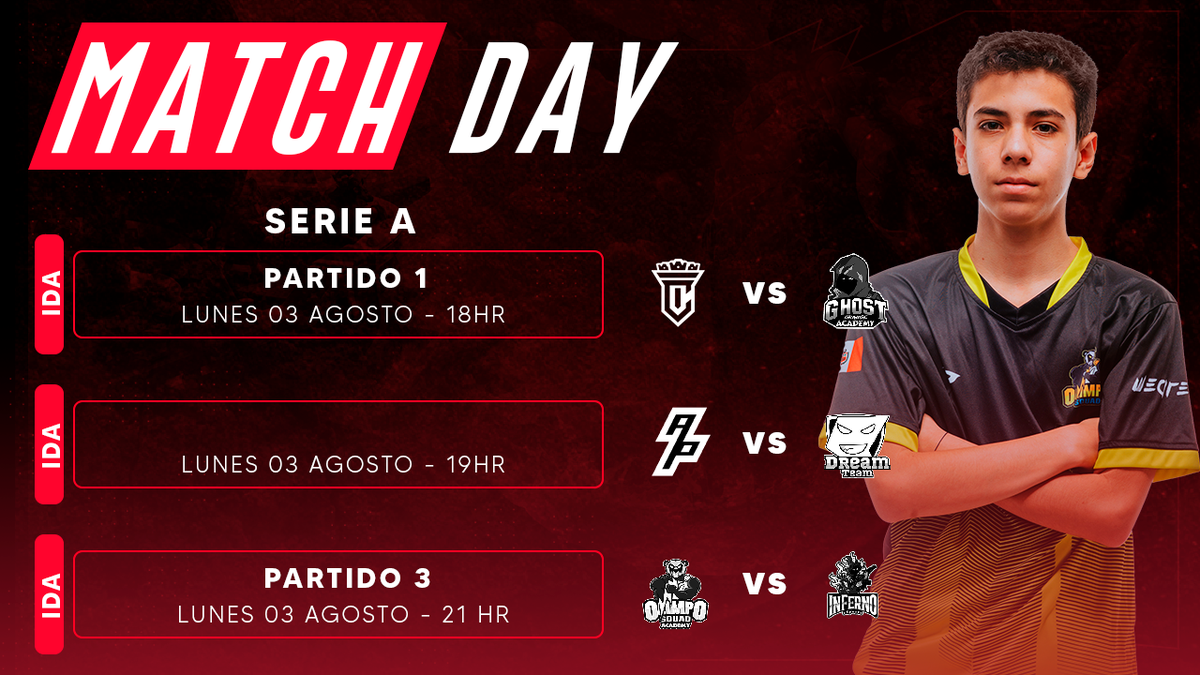 #CR | MATCH DAY 🎲

¡NOCHE DE INAUGARACIÓN!

Esta noche comenzamos desde temprano con la SERIE A con buenos enfrentamientos que estan dando que hablar

¿Quien es tu favorito para esta NOCHE? 🌃

#QuedateEnCasaConGOLD #Gold