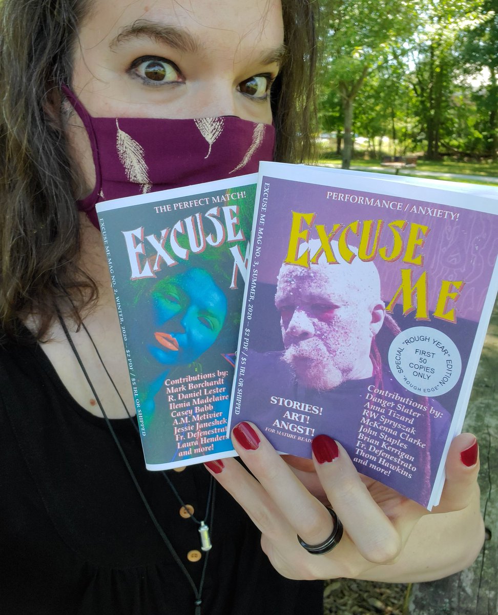 FLAPPERHOUSE (@flapperhouse) on Twitter photo If you still miss us, check out <a href="/MagExcuse/">Excuse Me Mag</a>. They have 3 issues out so far, including pieces by FH contributors like <a href="/BlondeBitters/">🕷Jessie Janeshek🕷</a> & <a href="/AnnaTizard/">Anna Tizard: dreampunk & award-winning fantasy🖌</a>, plus many other writers we wish we could've published. And in many ways they're even weirder, punker, & zine-ier than we ever were! If you still miss us, check out <a href="/MagExcuse/">Excuse Me Mag</a>. They have 3 issues out so far, including pieces by FH contributors like <a href="/BlondeBitters/">🕷Jessie Janeshek🕷</a> & <a href="/AnnaTizard/">Anna Tizard: dreampunk & award-winning fantasy🖌</a>, plus many other writers we wish we could've published. And in many ways they're even weirder, punker, & zine-ier than we ever were!