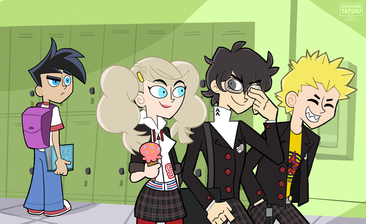 There's some new kids at Casper High! 👻

[#DannyPhantom x #Persona5]