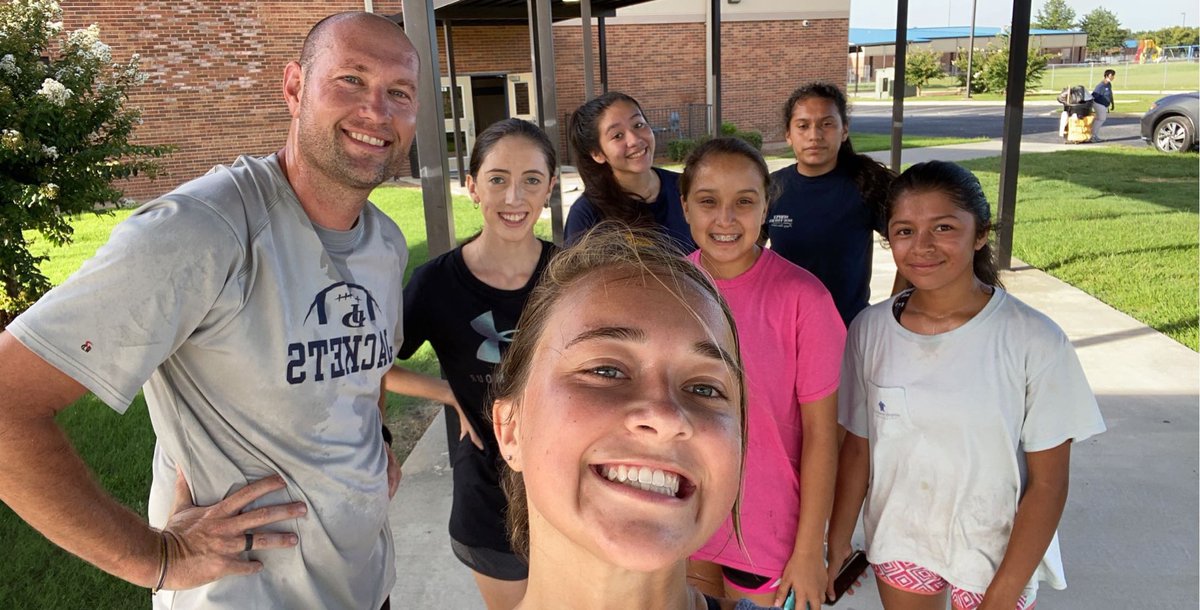 The girls group today.  Missing a few faces but going to be another great team.