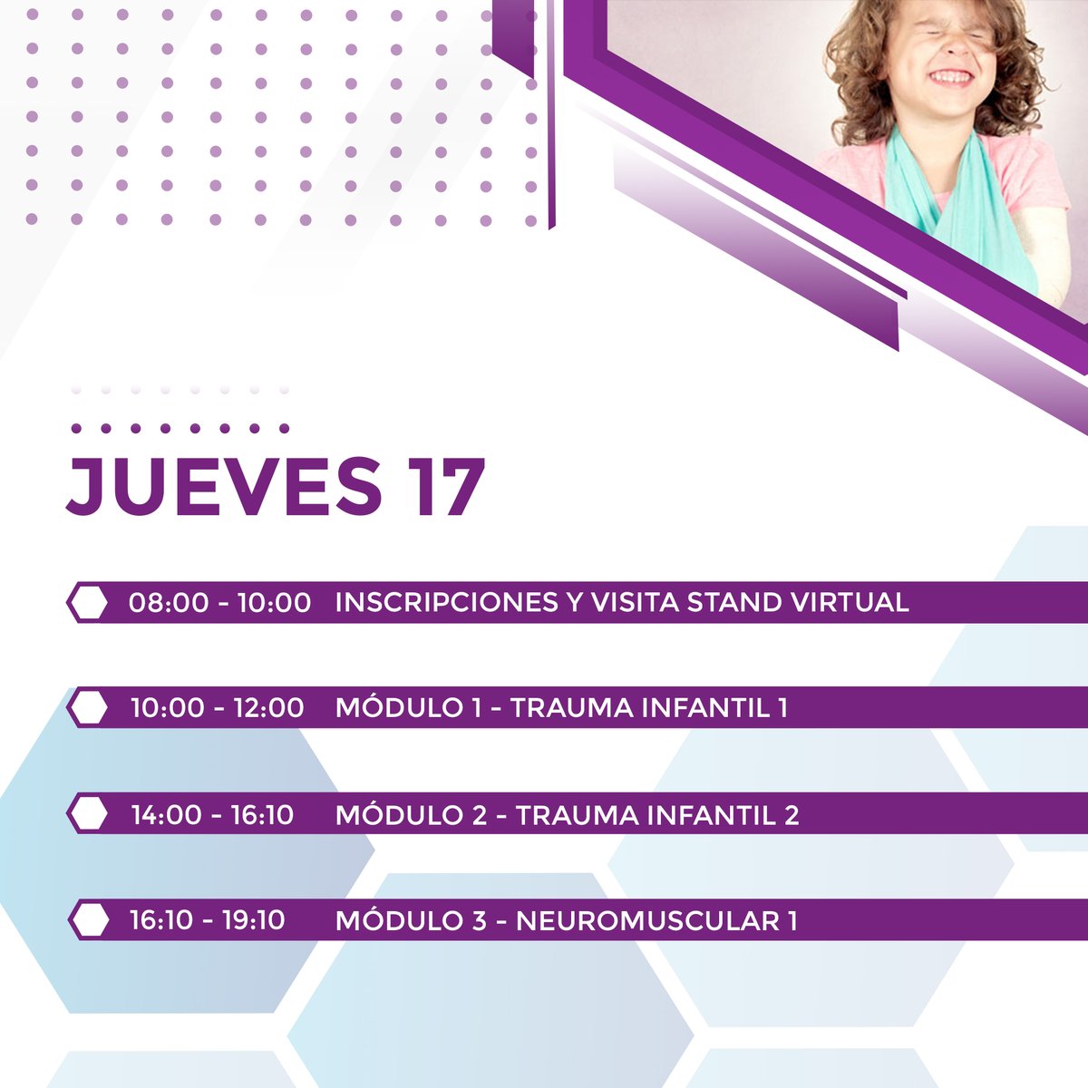 SCCOTCOLOMBIA's tweet photo. #EventoSCCOT Presentamos el evento más influyente en la subespecialidad de la ortopedia infantil, el 7º Congreso Virtual de Ortopedia Infantil, se realizará en el Centro de Convenciones Virtual SCCOT entre el 17 y el 19 de septiembre. Link de inscripción: https://t.co/nxHpQVA5uK https://t.co/l7vPNnhIm1
