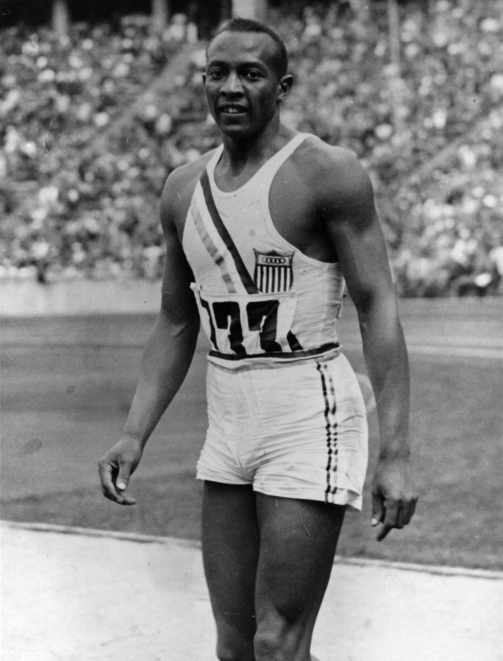 Jesse Owens nos Jogos Olímpicos de Verão de 1936