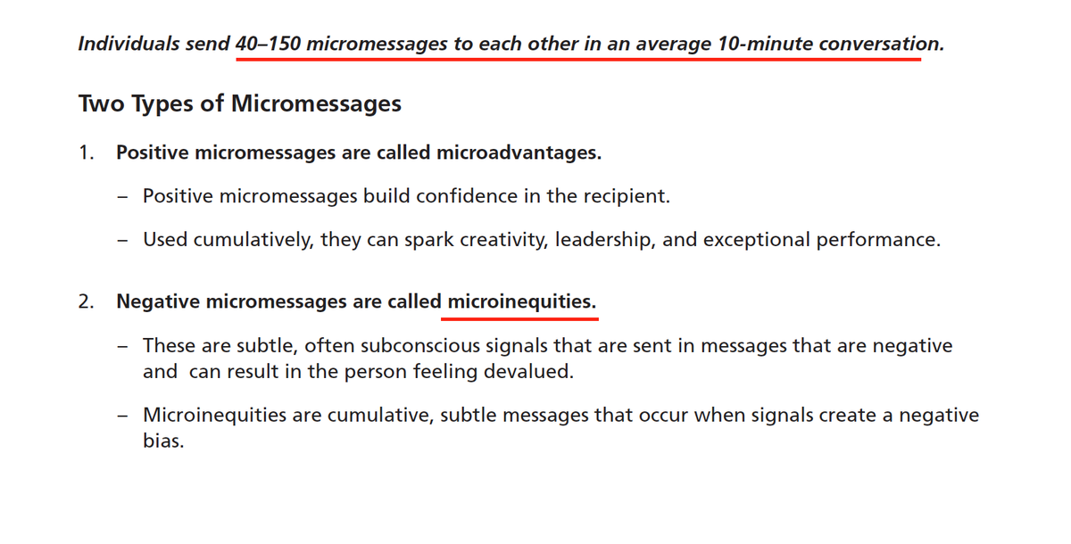 The training begins with the claim that individuals send up to 15 "micromessages" per minute during normal conversation—and that, in many case, white employees deliver "negative micromessages called 'microinequities.'"They provide a table of archetypes.