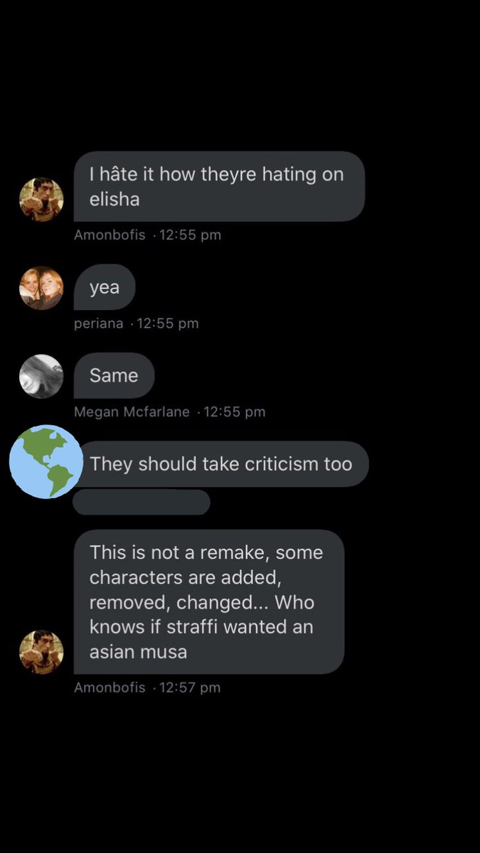 'this is not a remake, some characters are added some are removed... who knows if straffi wanted an asian musa'is there even need for me to tell me how racist this sounds? musa is ASIAN. if you're including her in the live action adaptation, RESPECT her ethnicity wtf and why-