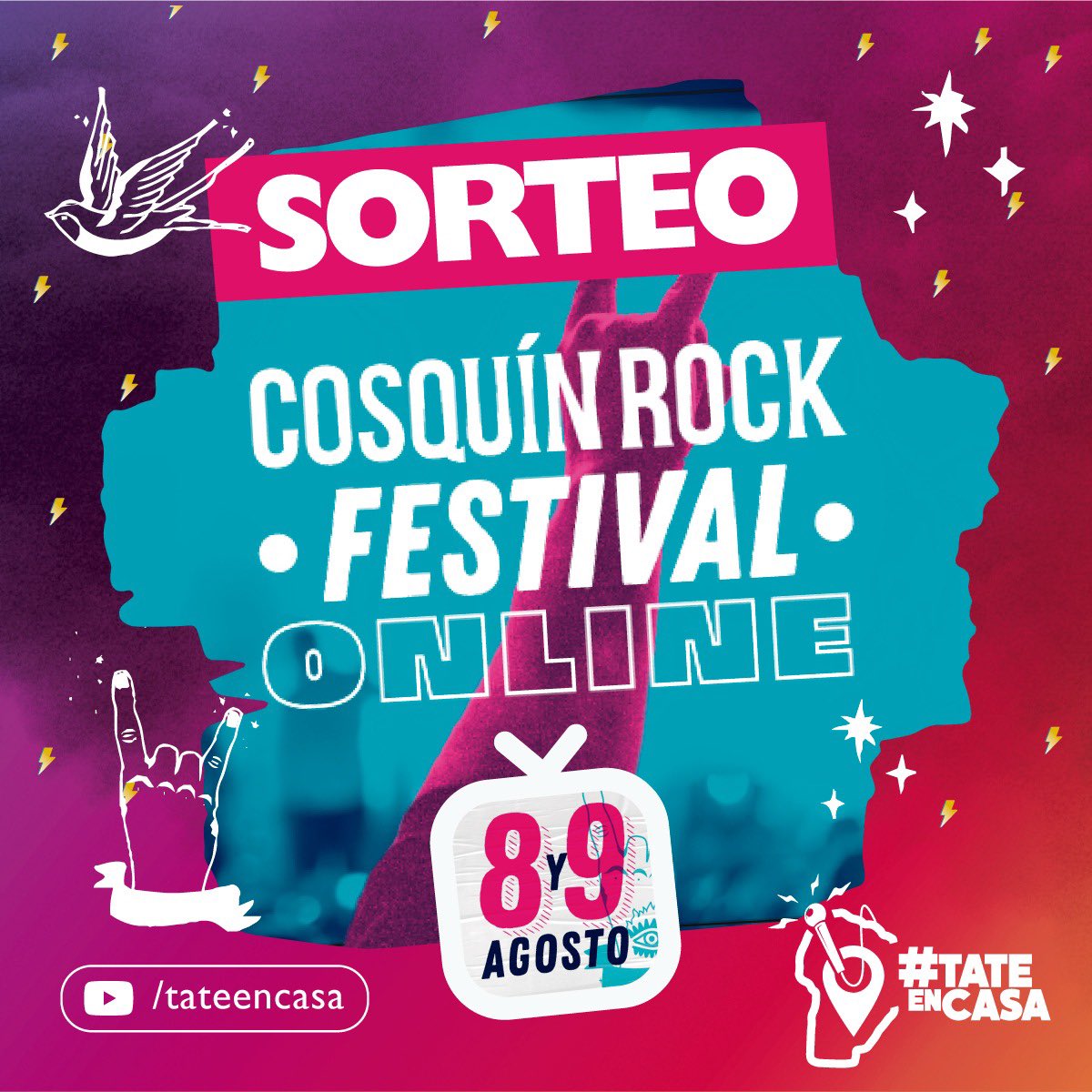 Entra a nuestro Instagram y participa por pases para el Cosquin Rock digital!

⬇️⬇️⬇️⬇️⬇️
instagram.com/p/CDcR3dSjunV/…