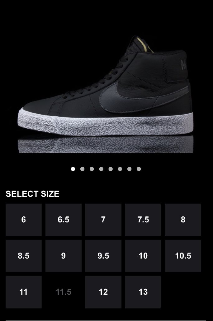 nike sb blazer orange label black