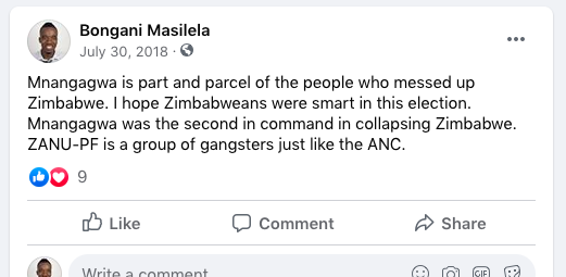 It was 2 years ago when I warned the people of Zimbabwe against the ZANU-PF and #mnangagwa 
#MnangagwaMustFall 

I am now warning the people of SA against the #ANCMustFall