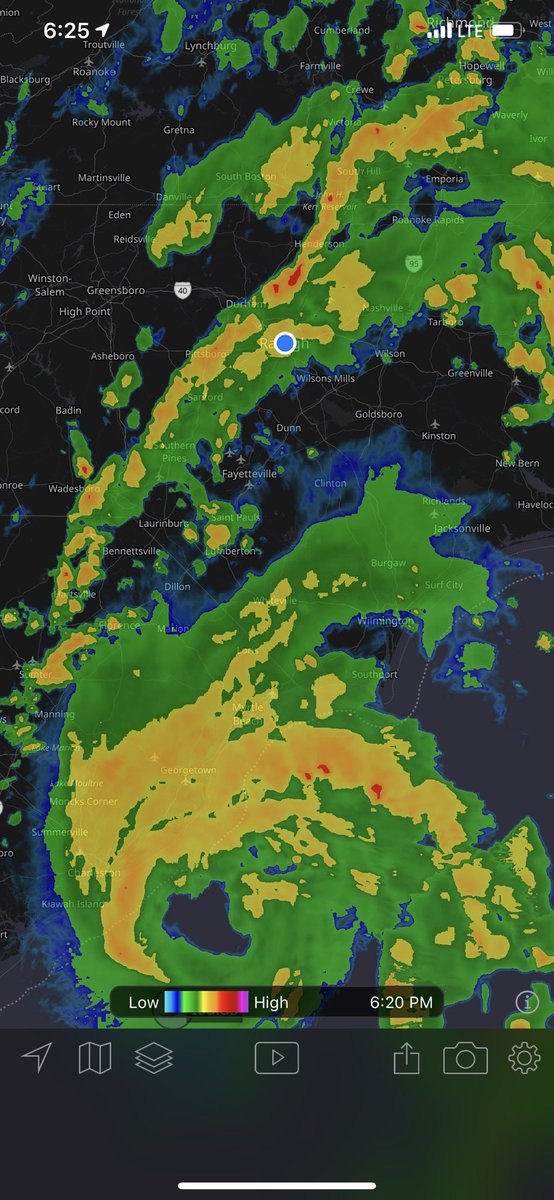 _Jamoore's tweet photo. Tried to outrun hurricane #Isaias. Was moderately unsuccessful. #MM2020Virtualrungroup https://t.co/ha48IPIyVK