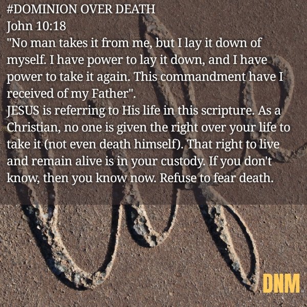 sola_olarewaju's tweet image. #dominionoverdeath
#authorityoverdeath
#refusetofear
#lifeinChrist
#remainalive
#divinelife