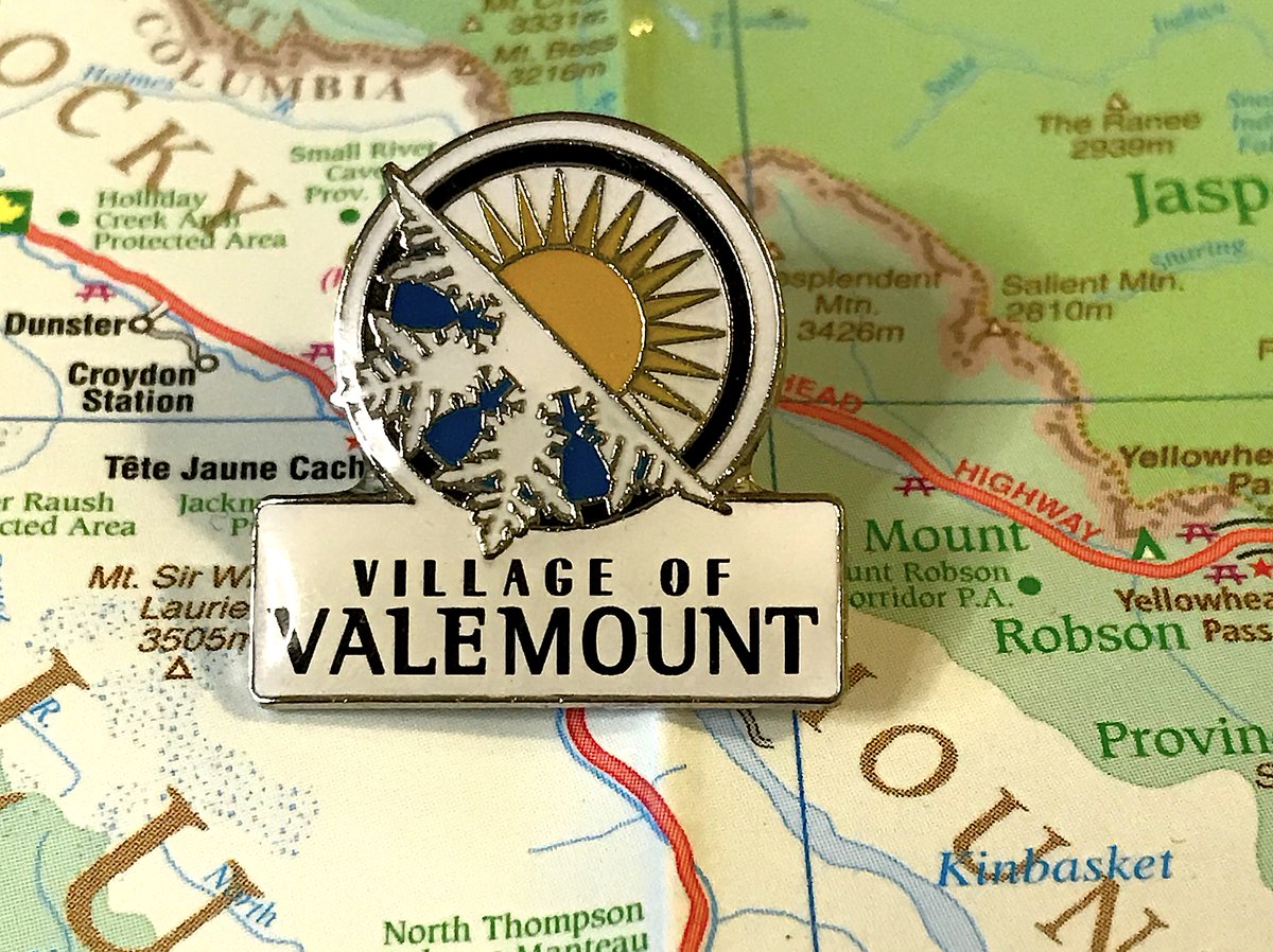 47. VALEMOUNT- Simple but effective!- Love the angular approach to the two-face theme- Again, just imagine how bold this would be if we weren't reminding people "WE'RE A VILLAGE", a mostly arbitrary designation