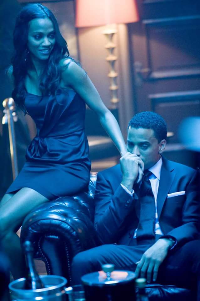 Happy birthday Michael Ealy with Zoe Saldana in Takers 2010.   