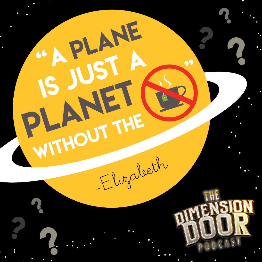 DimensionPod's tweet photo. In a break from the more serious content of last episode, @LizWilcox79 posed the question: Are fey aliens? After all, she pointed out, "A plane is just a planet without the T(ea)."
#pathfinder #golarionlife #ttrpgs #reignofwinter https://t.co/NbBU3ncNU4