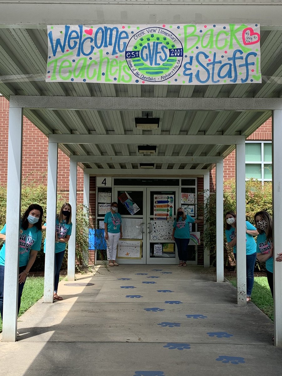 Ms. In (@cvesprincipal) on Twitter photo Thank you to the amazing CVES PTA and families for the awesome homemade posters and signs to welcome us back for our official first day!  What a great way to start the day!  #CVESSTRONGER Thank you to the amazing CVES PTA and families for the awesome homemade posters and signs to welcome us back for our official first day!  What a great way to start the day!  #CVESSTRONGER