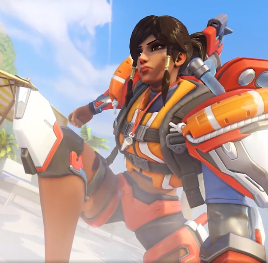Les Jeux d'été reviennent du 4 au 25 août dans Overwatch. Aperçu d'un premier skin légendaire pour Pharah ! bit.ly/3k65uYg