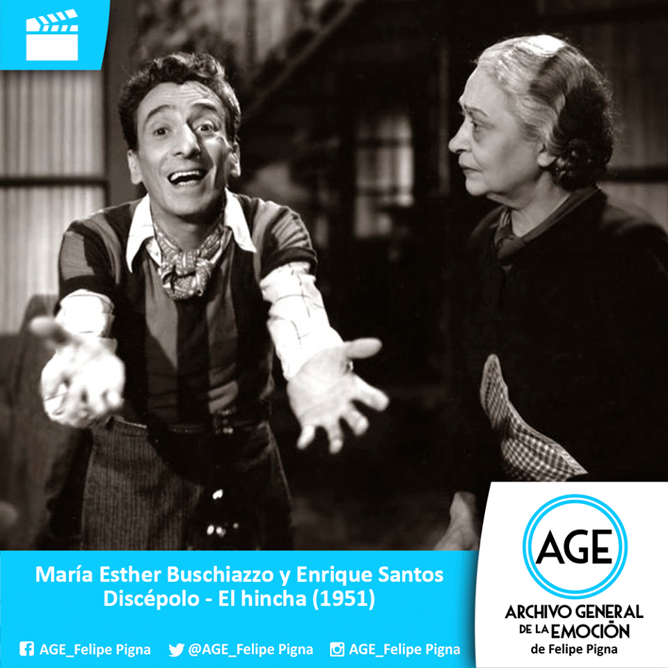 AGE_FelipePigna's tweet photo. María Esther Buschiazzo y Enrique Santos Discépolo en el Hincha #ArchivoGeneraldelaEmocion #Decada1950 https://t.co/mvDSDu6lbr