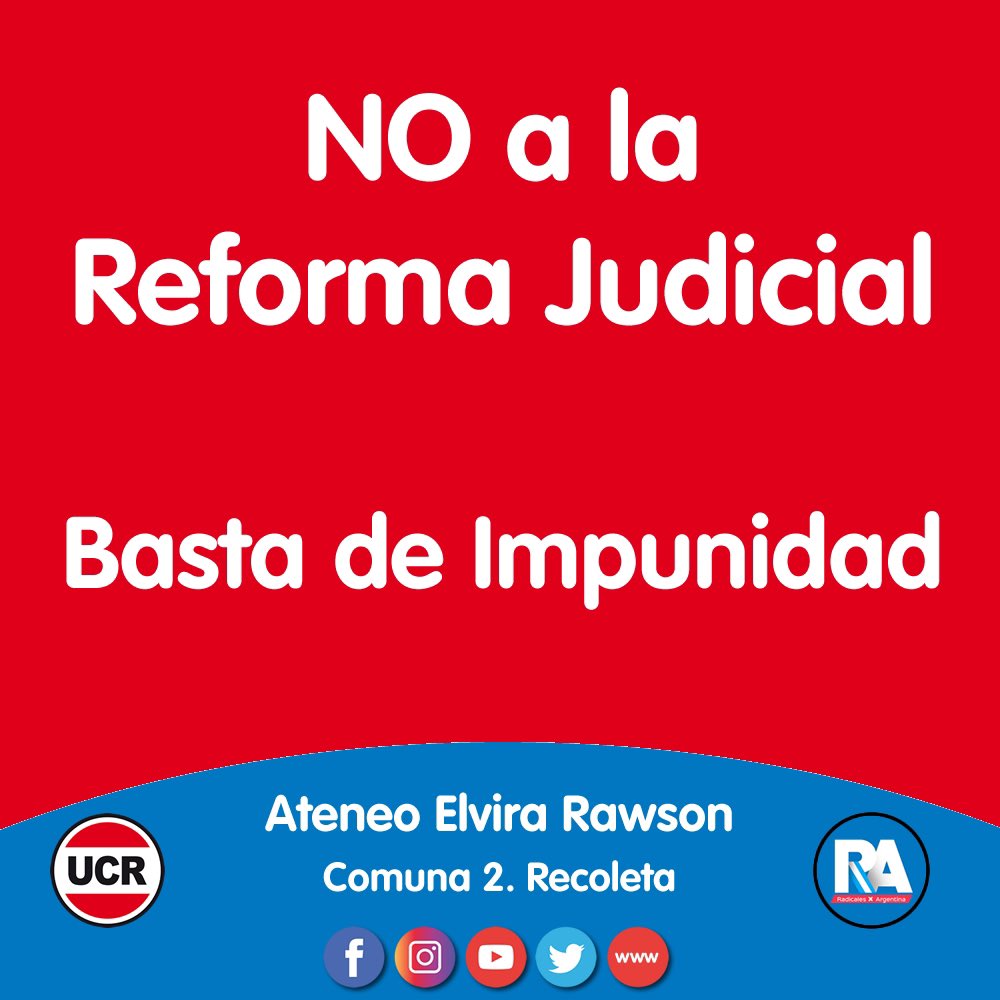 ateneorecoleta's tweet photo. #ElviraRawson @ateneorecoleta @RevDelParque @AteneoSur @AKarakachoff @AteneoLebensohn @radicalesxarg11 @JRxARGENTINA @UCRCapital @bUCRevolucion @ocampomartinBA @arialvarezpalma @diegoweck @hernan_najenson @enriquezjorge #NoALaReformaJudicial https://t.co/Y0piDImm0s