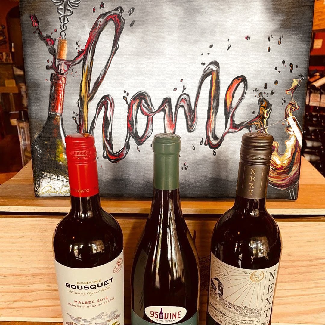 My #wineart Home at 95 and Vine #Florida (find this #wine #art in many sizes:leannelainefineart.com) #winetasting #home