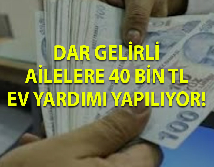 Dar gelirli ailelere 40 bin TL ev yardımı yapılıyor!
kamuilanlari.com/dar-gelirli-ai…
